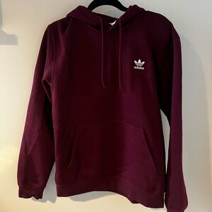 Adidas Maroon Hoodie with Logo